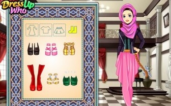 بازی دخترانه آنلاین انتخاب مدل لباس باحجاب ایرانی